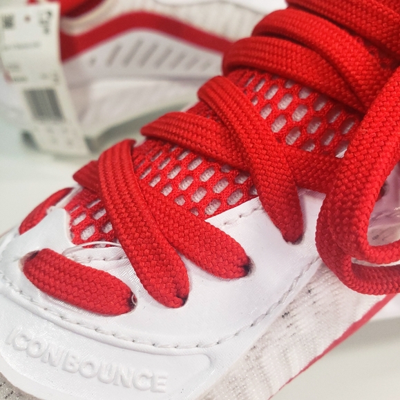 Adidas Icon V Bounce Iced Out EE4130 Red White Baseball Cleats Men 7 Women 8 - Picture 4 of 13
